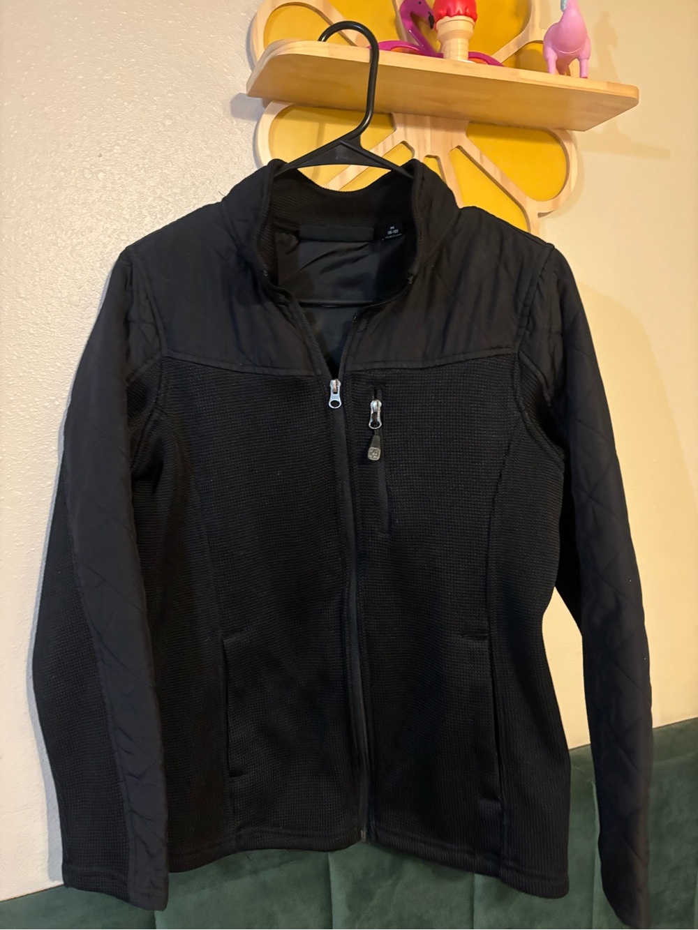 Swiss Tech Black Utility Full-Zip Jacket